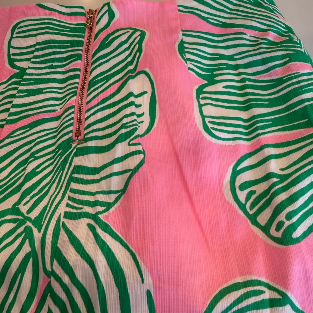 NWT Lilly Pulitzer Marigold Skort Mandevilla Baby who let the fonds out Sz 0 - Picture 7 of 13